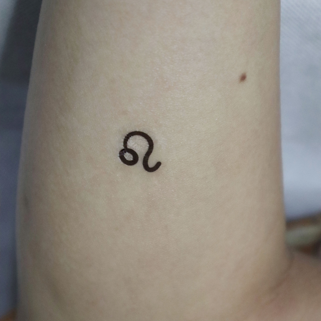 [PRODUK LOKAL] TATO TEMPORER LEO | ZODIAC SIGN | HOROSCOPE TATTOO | ZODIAC TATTOO | LEO TATTOO | LEO