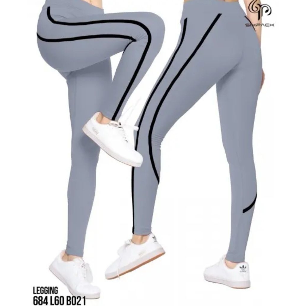 Sixpack Legging Olahraga Wanita List L60
