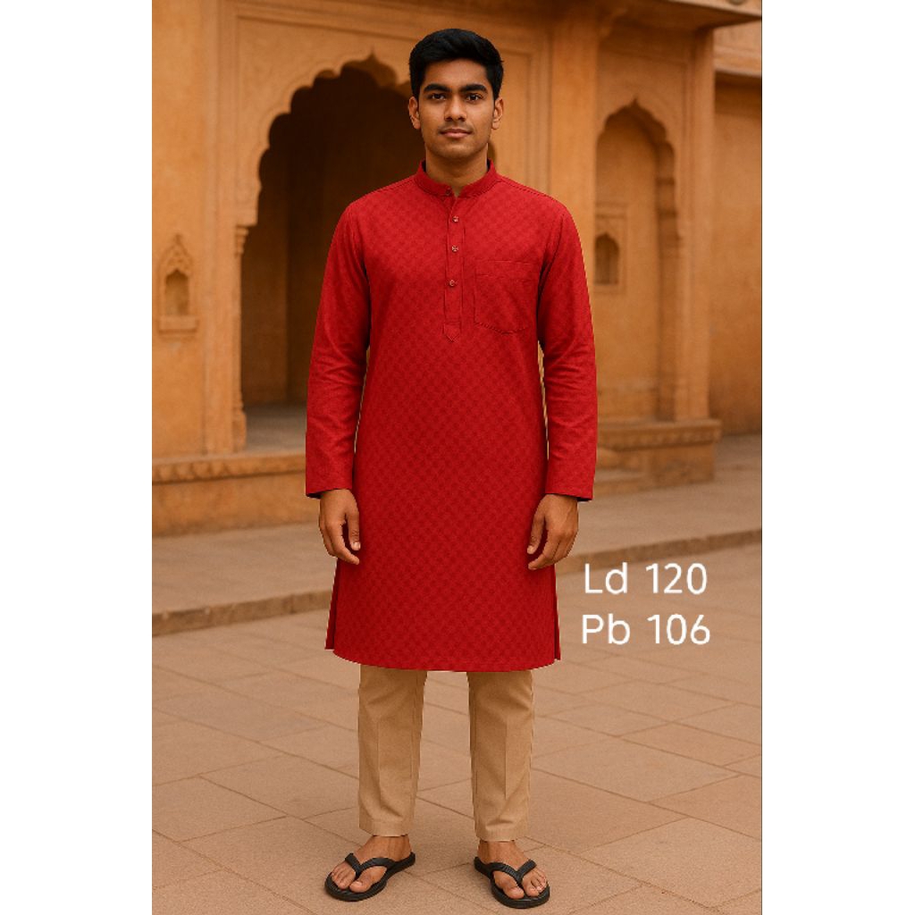 #TjM164 Kurta Sherwani Koko India Baju Ramadhan Lebaran Diwali Dipavali Pria Laki Kostum Cosplay Cos
