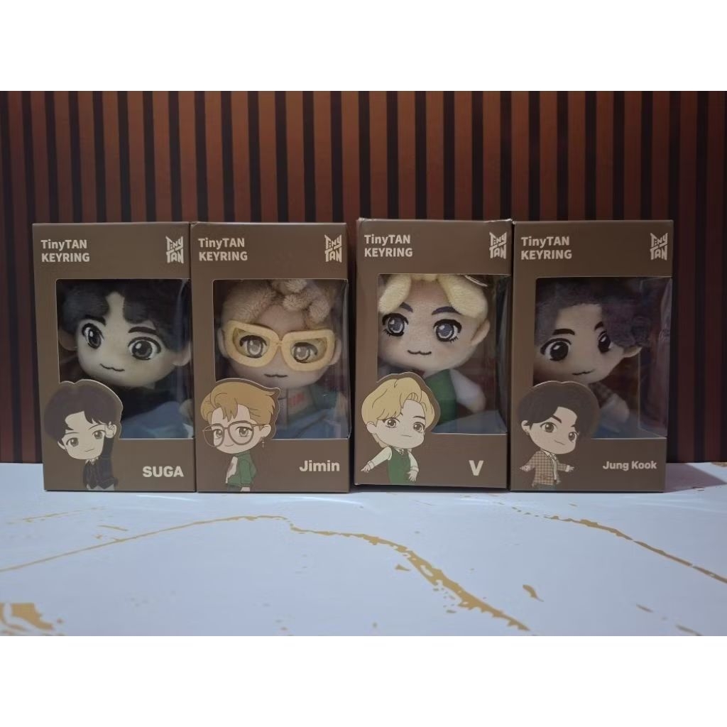 Keyring Tinytan BTS Suga V Jimin Jungkook