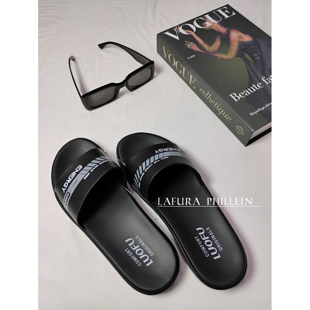 LOUFU Sandal Wanita | Sandal Selop LOUFU Jelly karet