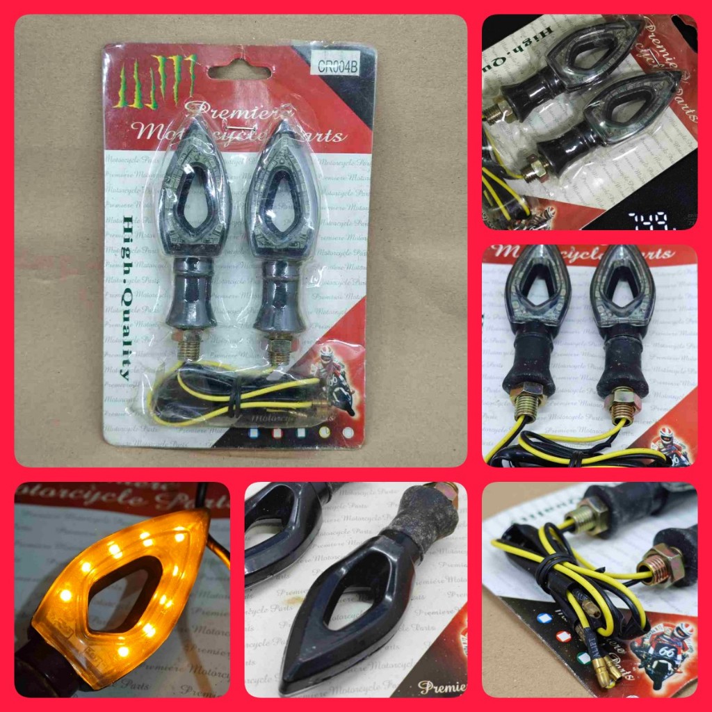 (154MS 154N) SEIN ASSY CR015 model lubang Tengah variasi led universal motor alien lampu sen lengkap