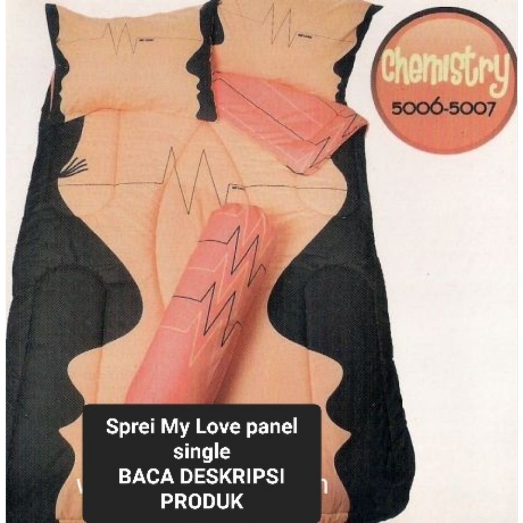 OBRAL Sprei My Love Panel teen single 120x200