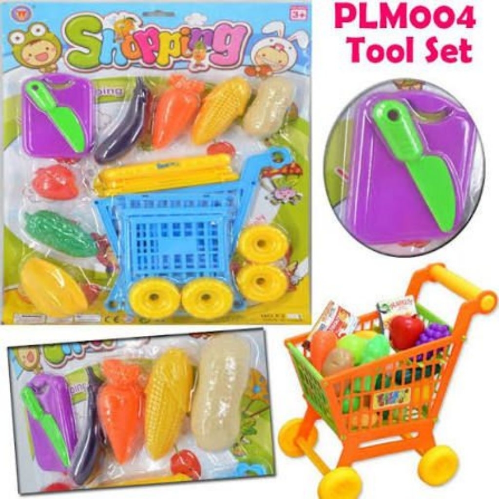 mainan anak stroler buah