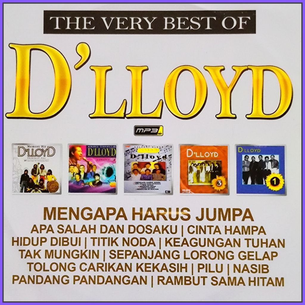 Kaset MP3 Audio 212 Lagu Pop Kenangan D'lloyd Pilihan Album Nostalgia Terlengkap