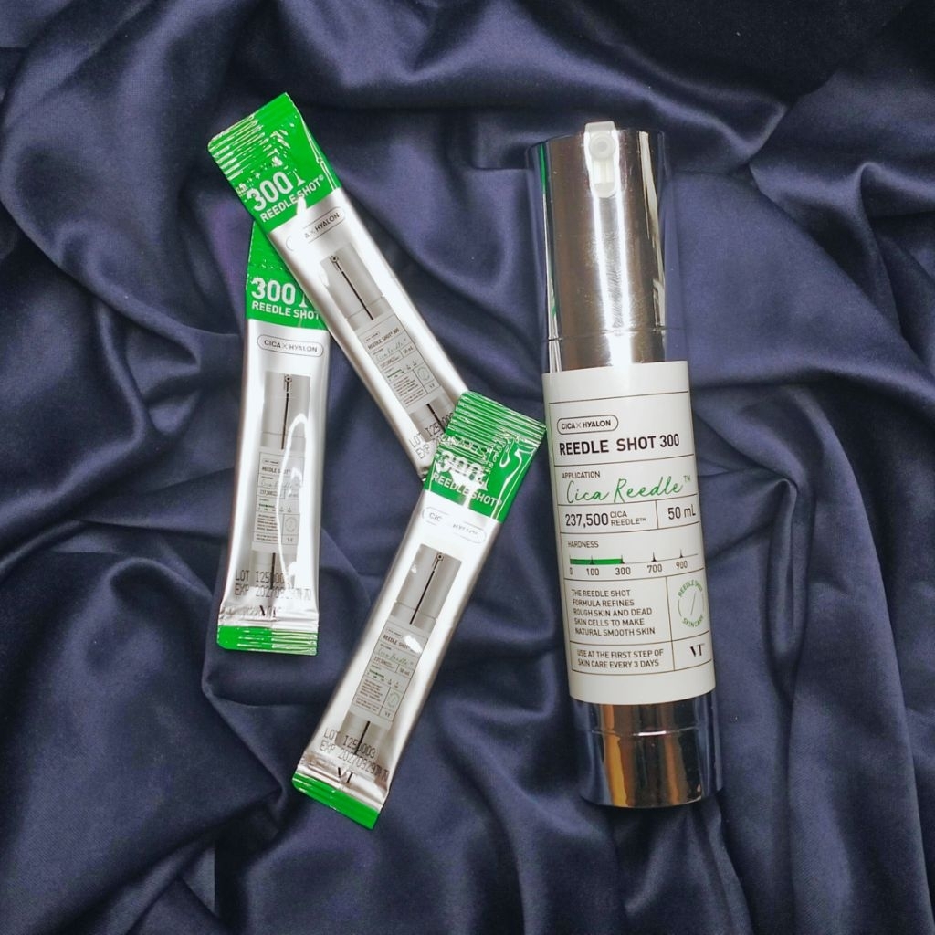 [PL LIKE NEW] VT Cosmetics Reedle Shot 300 Cica Hyalon 50ml Preloved Korean Skincare CicaRS Bekas En