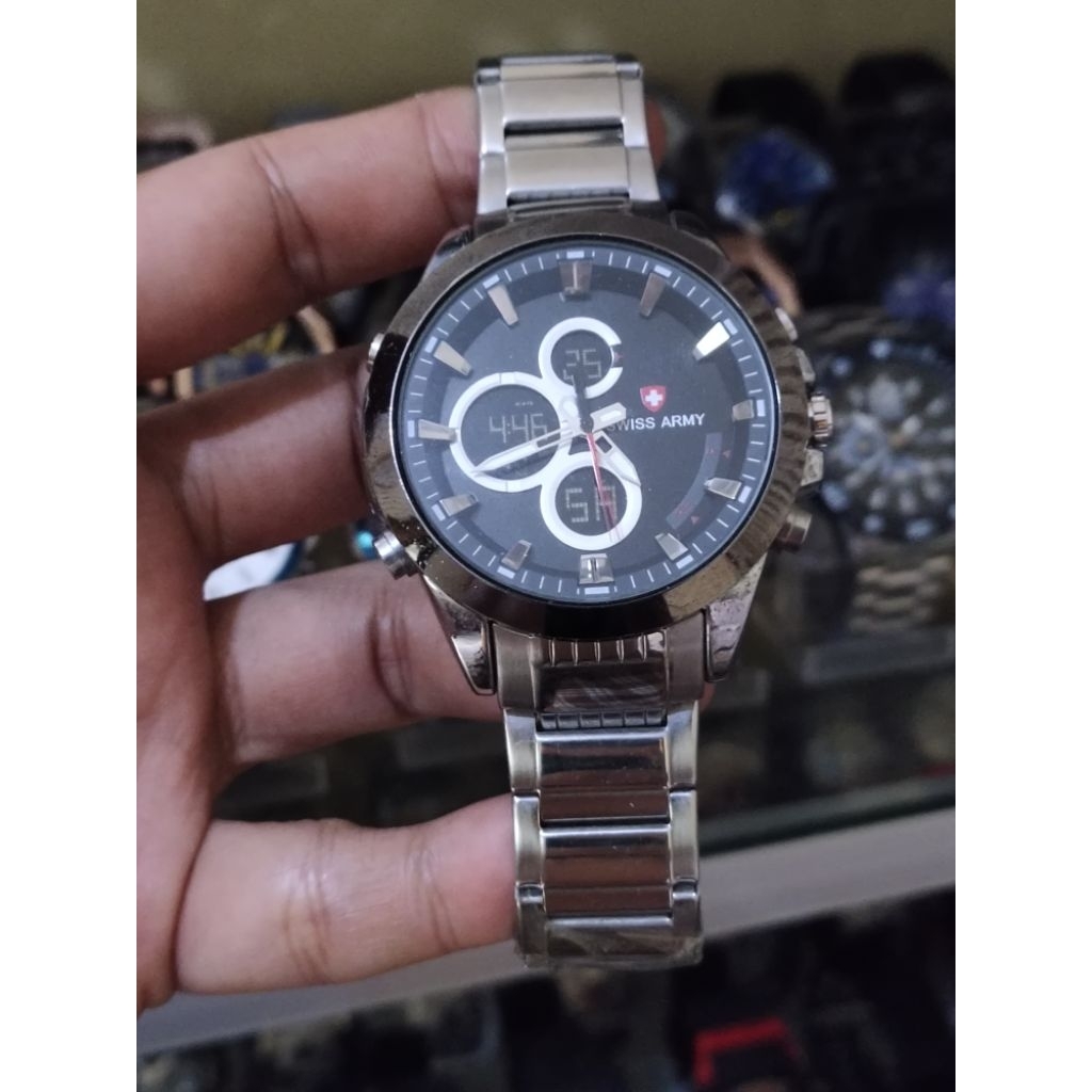 Jam Tangan Swiss Army Analog Digital
