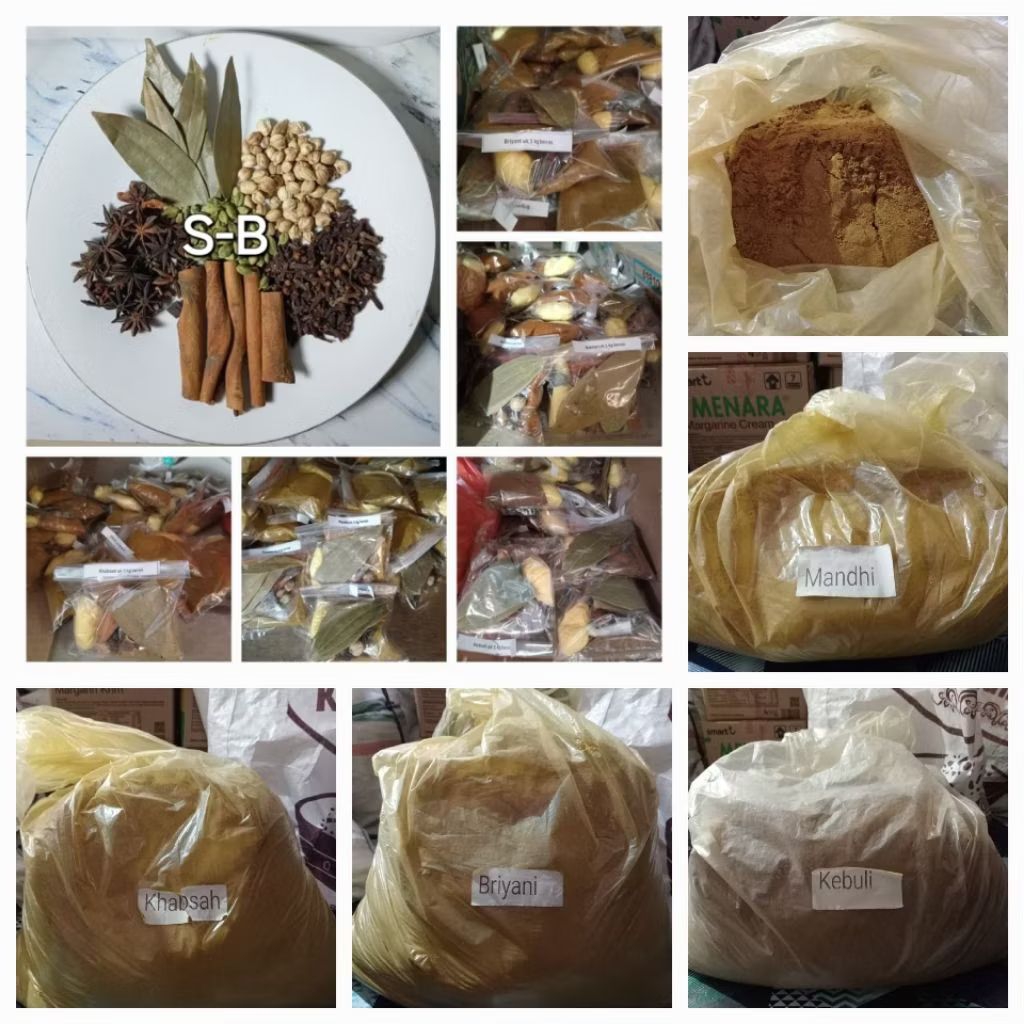 Bumbu Nasi Kebuli Dan Bumbu Rempah Instan Arabian 1 Pcs Cukup Untuk 1 Kg Beras