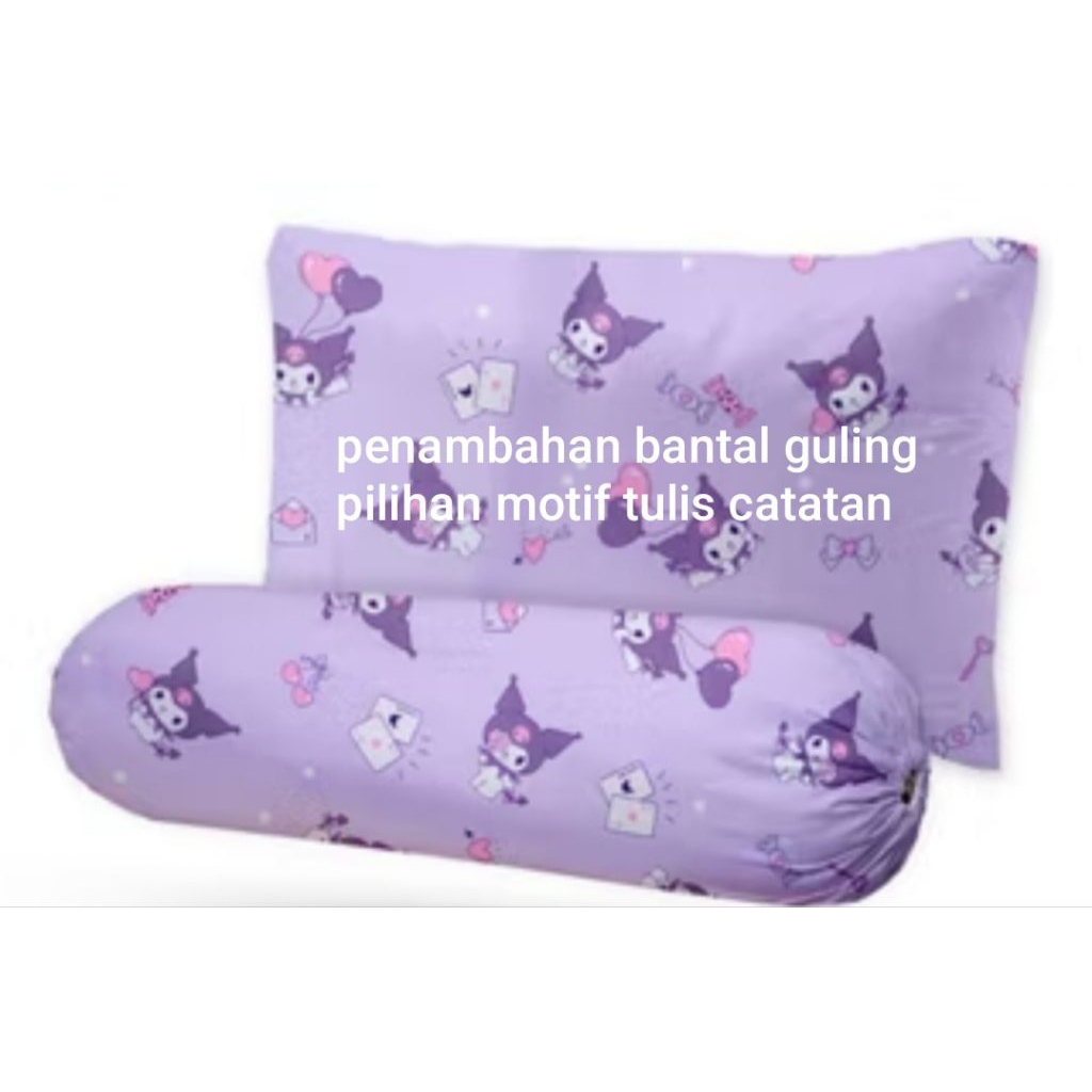 sarung bantal guling(penambahan sarung bantal dan guling)