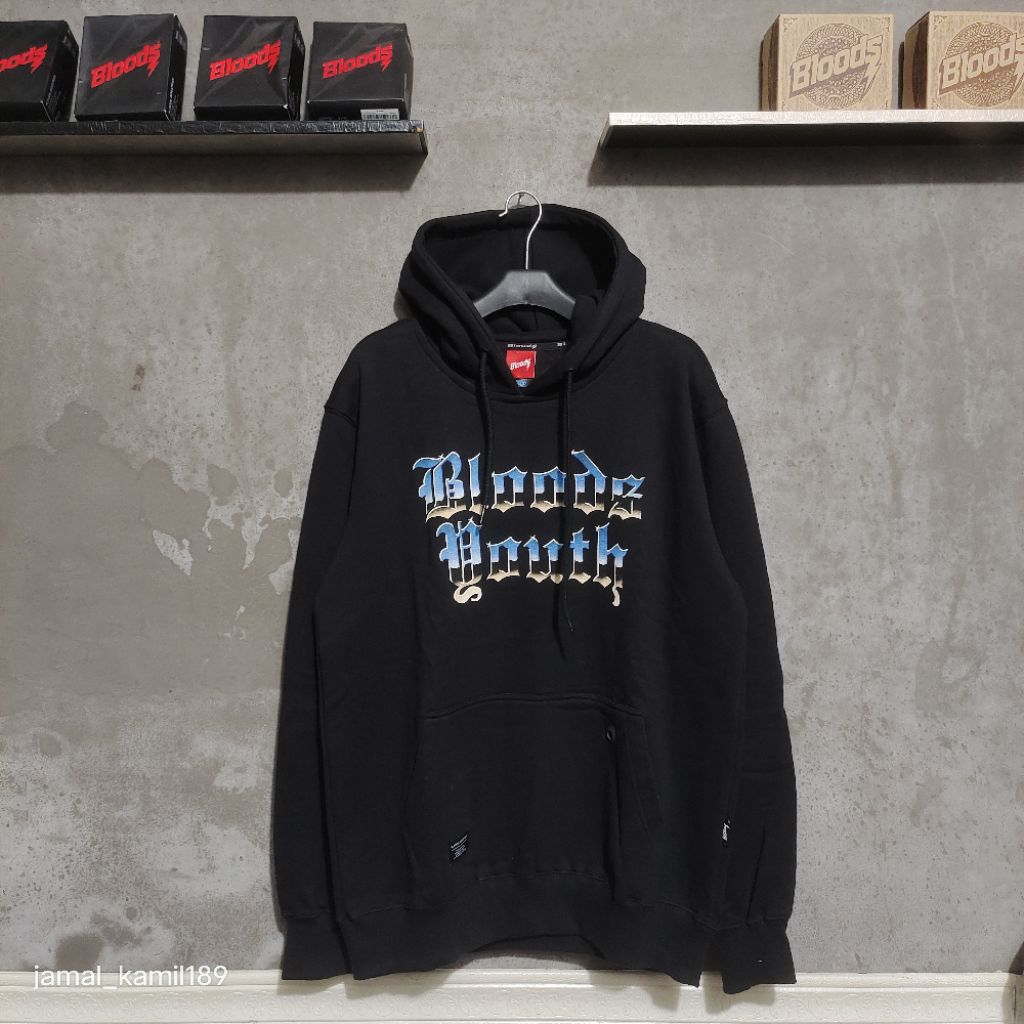 HOODIE SWEATER BLOODS BLAZER BLACK ORIGINAL.