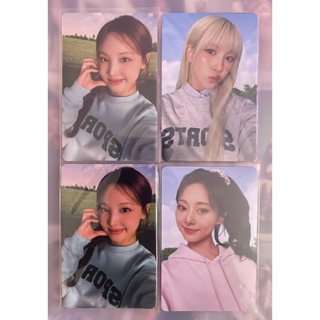 TWICE OFFICIAL PHOTOCARD NABATI RICHEESE FACTORY NAYEON MINA TZUYU