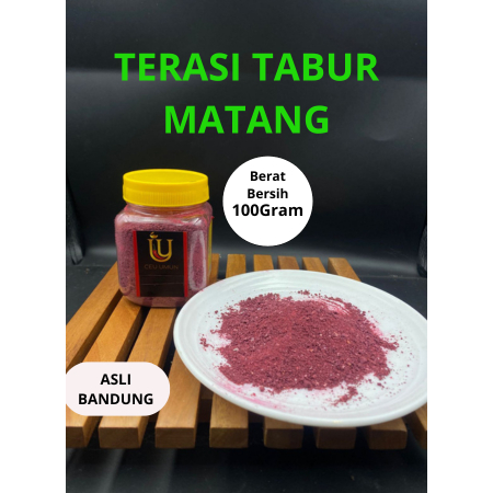 Terasi Merah Bubuk Matang/Terasi Sangrai Tabur Dadakan Siap Saji/Terasi Merah Bandung 100 gr