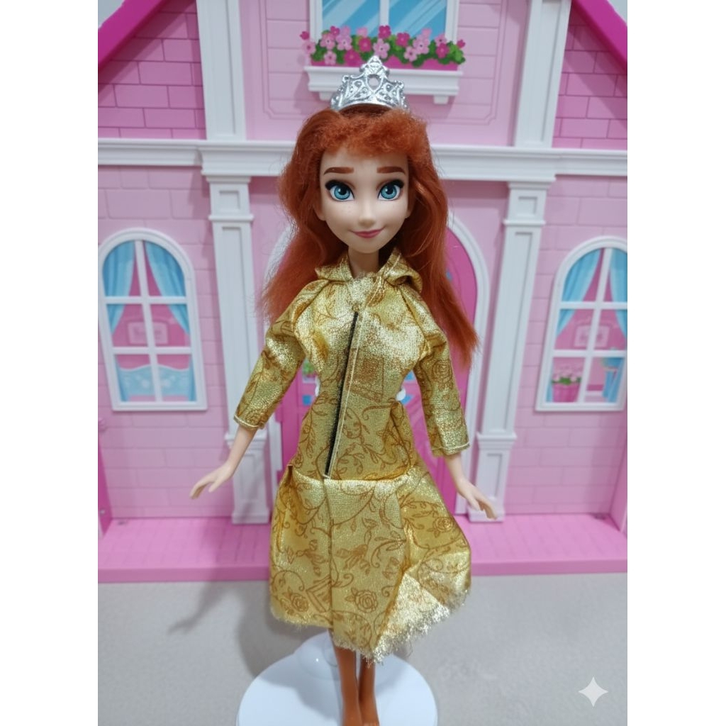 Preloved Boneka Barbie Hasbro Disney Princess Frozen Anna 2018