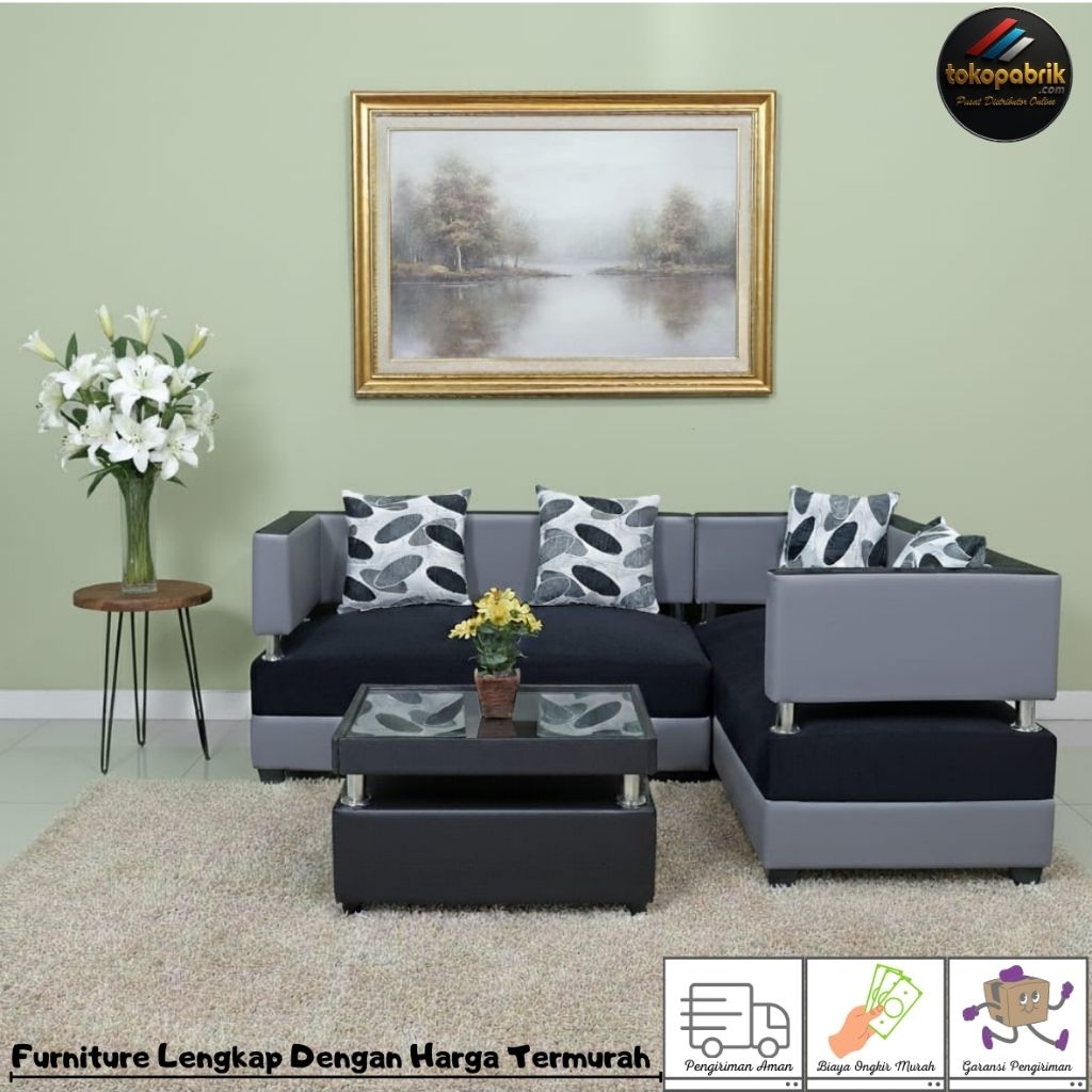 Sofa Jasmine L Sofa Tamu 221 Sopa Jasmine Modern Sofa Ruang Tamu Minimalis Murah Bandung Indramayu T