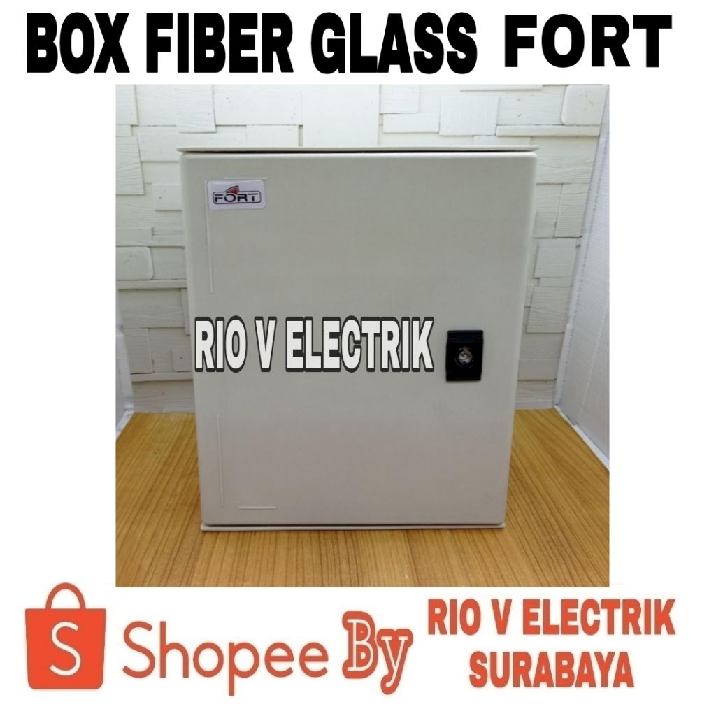 FIBER GLASS Box Panel Indoor RH302514 300X250X140 IP66 Waterproof FORT Cabinet Lemari Panel FIBERGLA