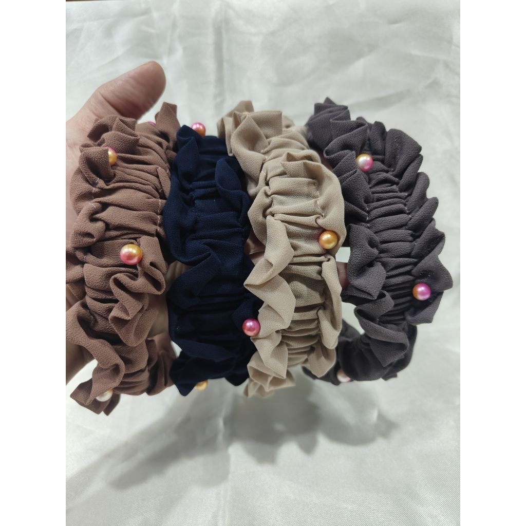 Bando Nagita Mutiara / Bando Wanita / Bando Anak-Anak / Bando Mutiara / Bando Viral / Bando Jilbab