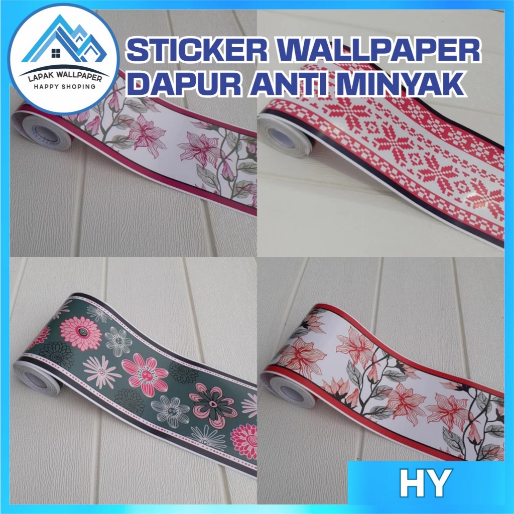 Sticker Border List Tembok ukuran 10cm x10m promo murah LW