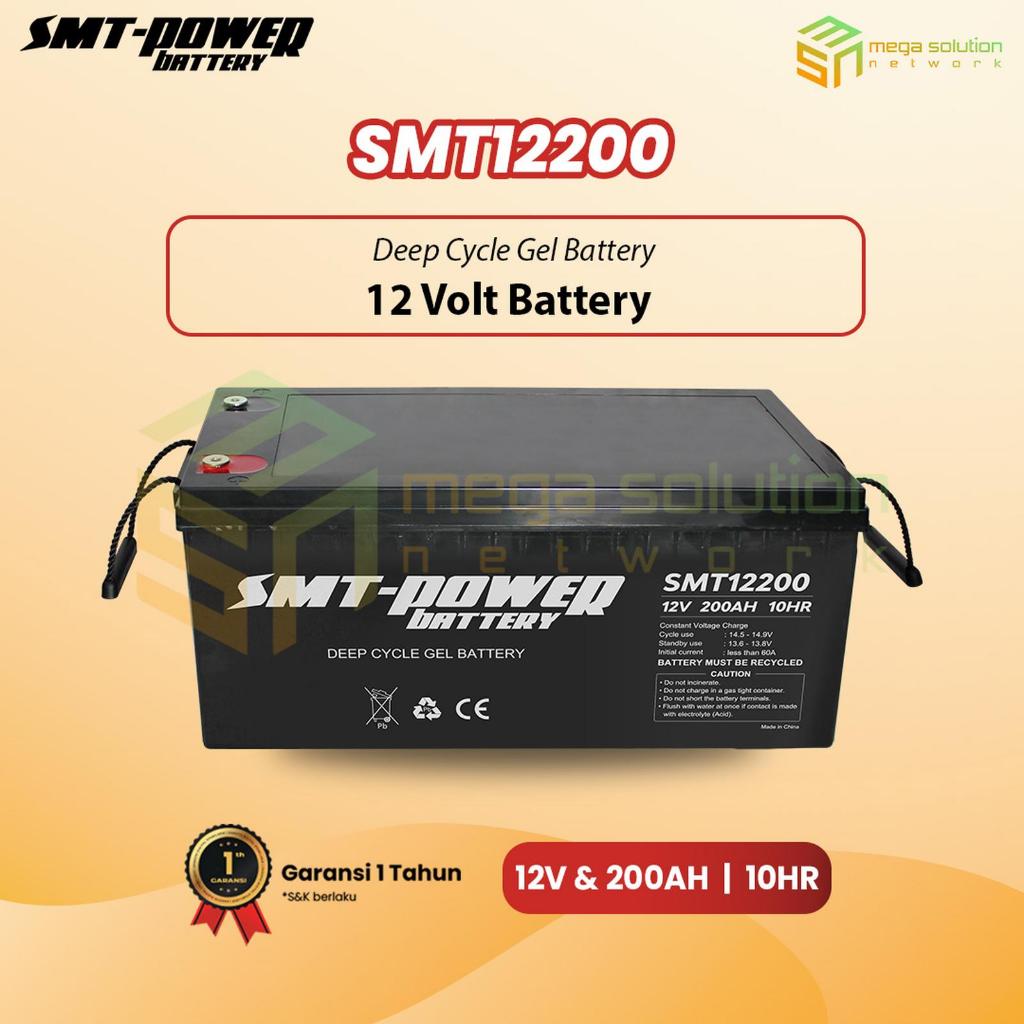 BATTERY KERING SMT POWER 12V 200AH DEEP CYCLE GEL-AKI VRLA SMT12200