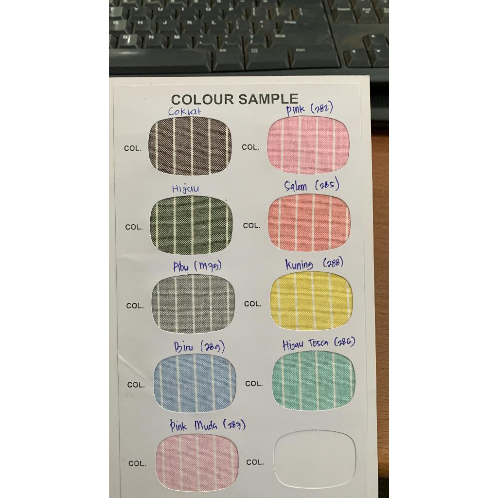 Bahan Kain  Oxford Salur Premium Per Roll