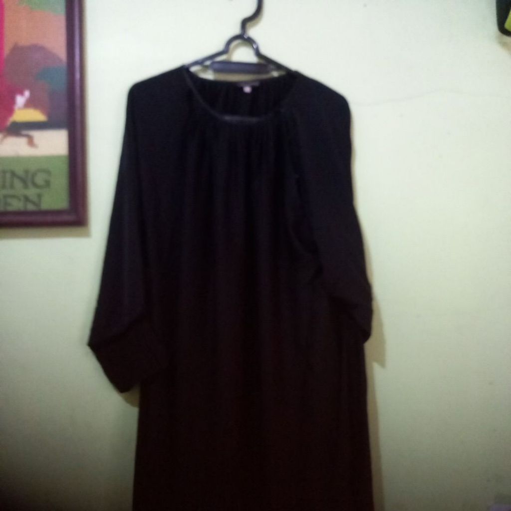 PL Gaun/ gamis hitam
