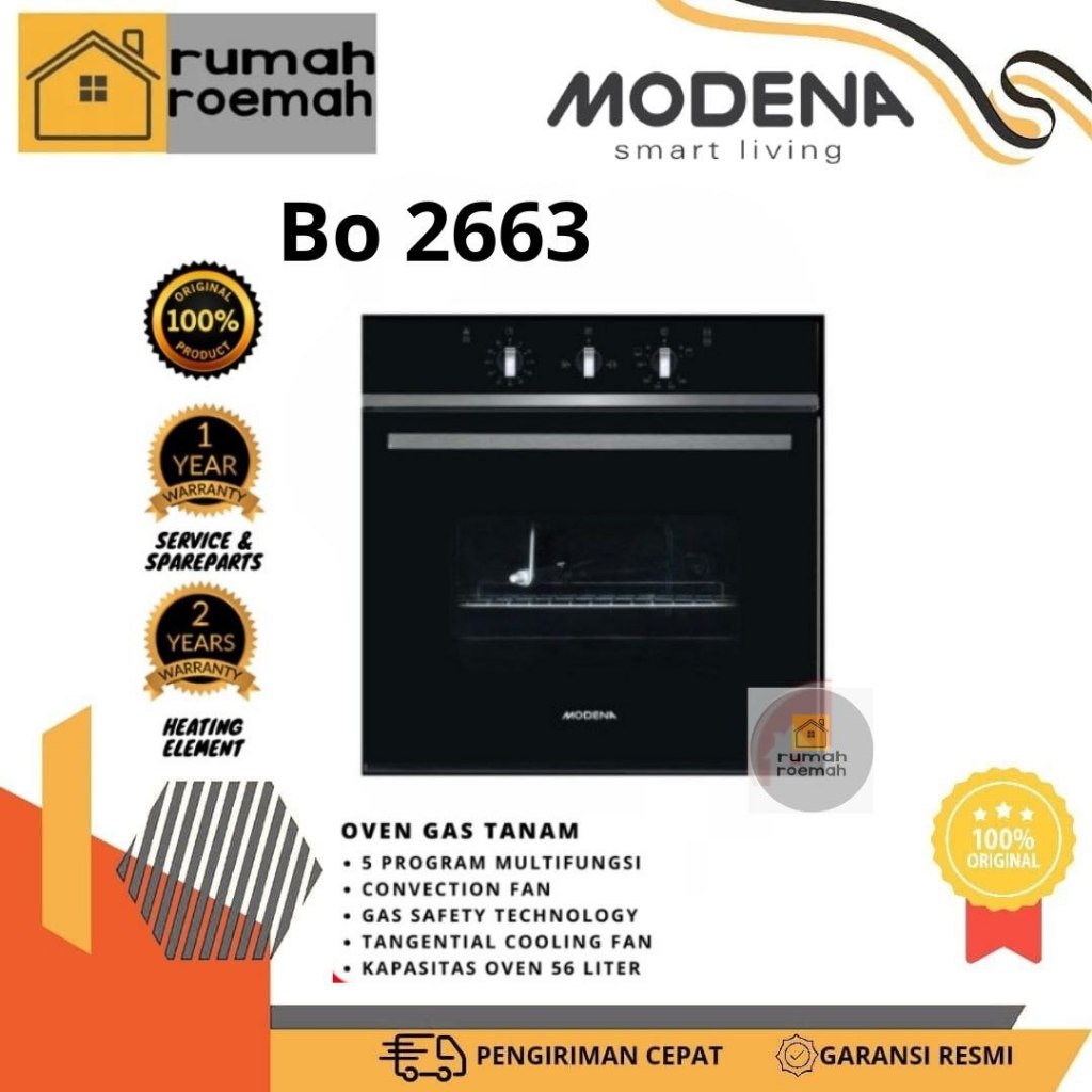 Built-In Oven Gas MODENA BO 2663 Oven Gas Tanam