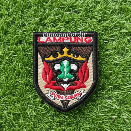 "HIGH QUALITY" Logo Kwarda Lampung Bordir Timbul