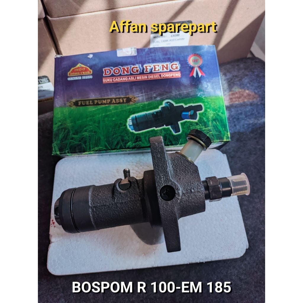 BOSPOM R 100 / EM 185 DONGFENG FUEL INJECTION PUMP POMPA SOLAR DIESEL ( 10 PK ) ASLI DONGFENG
