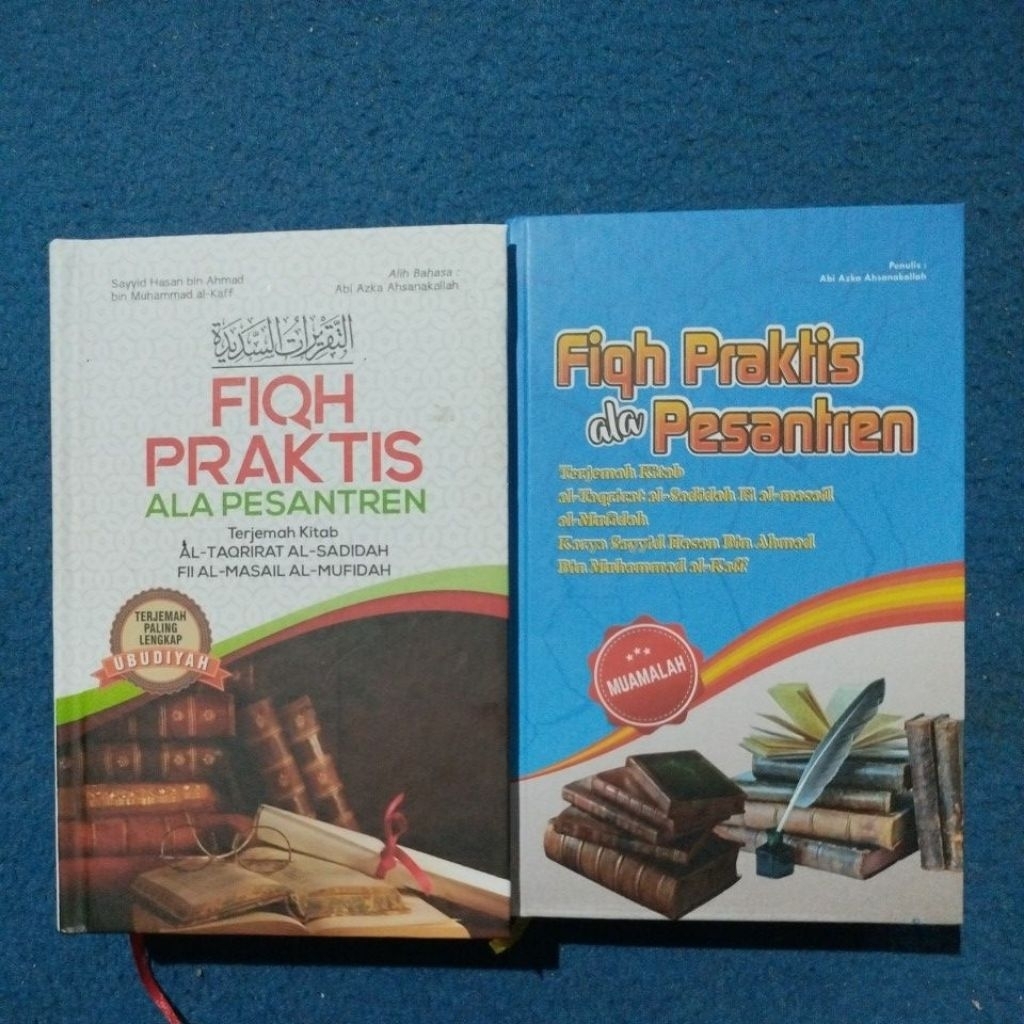 satu paket 2 buku terjemah taqrirotus sadidah ubudiyah dan muamalah ukuran saku fikih praktis fiqih 