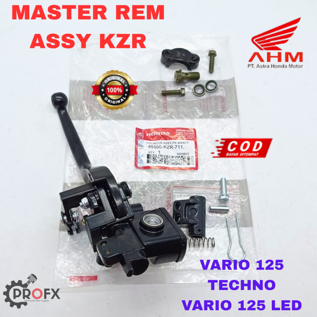 MASTER REM ASSY KZR HONDA VARIO 125 TECHNO VARIO 125 LED ORIGINAL ASLI AHM REM CAKRAM