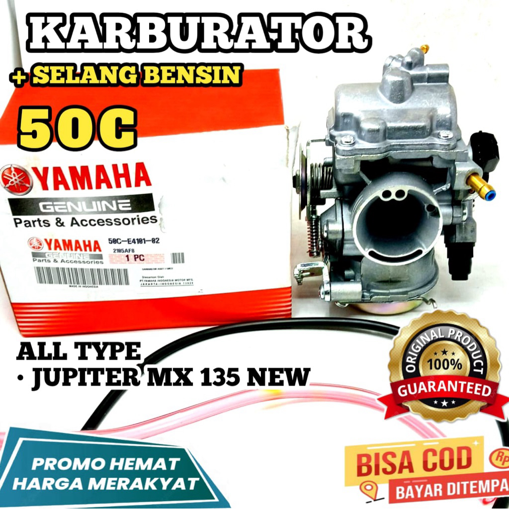 50C KARBURATOR,KARBURATOR ORIGINAL YAMAHA,KARBURATOR YAMAHA JUPITER MX NEW 135,KARBURATOR MX NEW,KAR