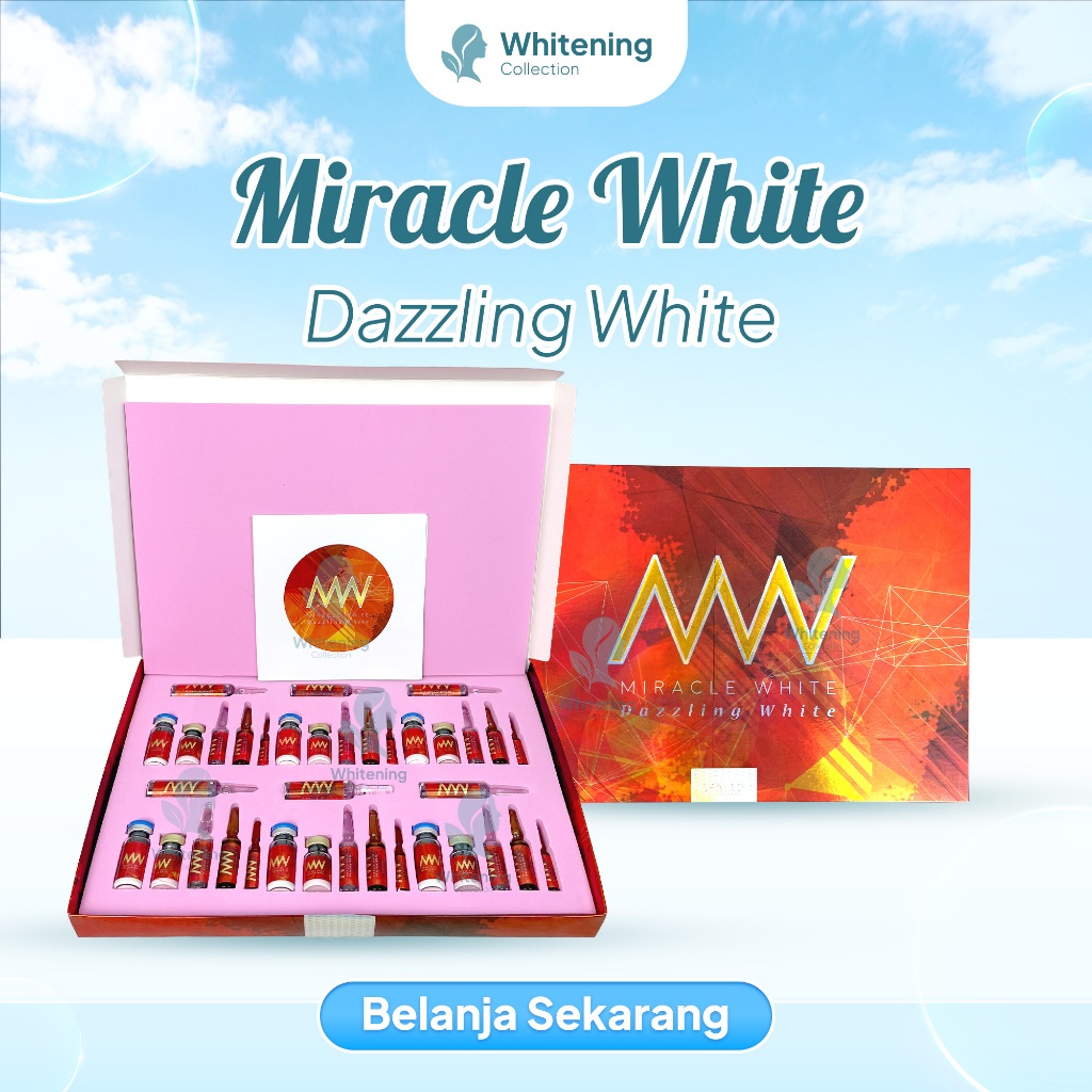 MIRACLE WHITE MERAH DAZZLING SETENGAH MW DAZZLING 3SET