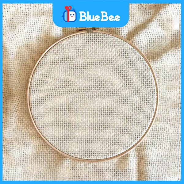 Punch Needle Fabric Cloth 40x40cm – Kain Tebal untuk Punch Needle & Embroidery Tufting Rug