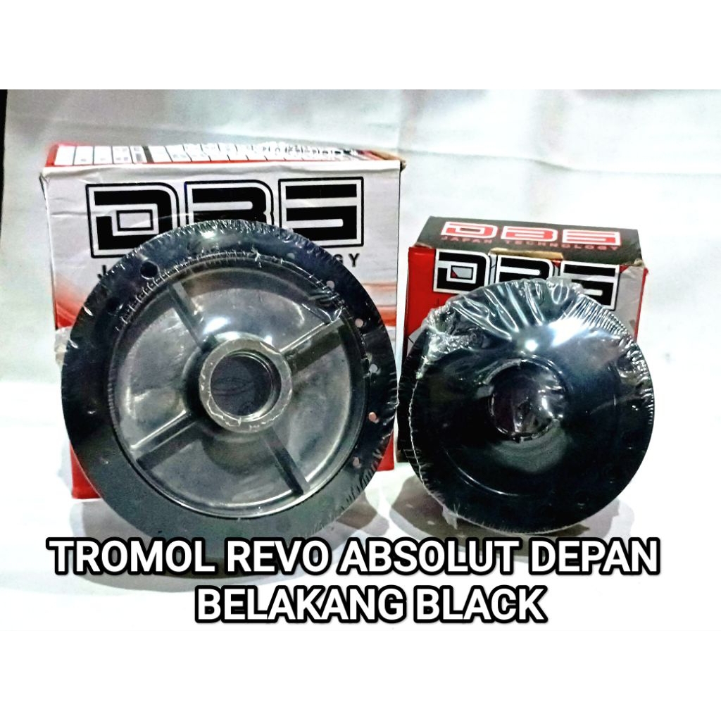 TROMOL REVO ABSOLUT SET DEPAN BELAKANG/SEPEDA MOTOR REVO ABSOLUT