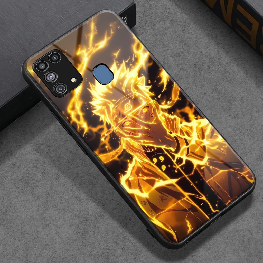 SOFTCASE SAMSUNG M31 - Kesing Glossy Kilau Samsung M31 - Casing Luxury Naruto G16 - Case Premium Ker