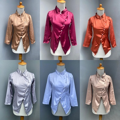 Atasan Baju Kebaya Anak Sekolah SD SMP Seragam Kostum Adat Kartini Wisuda Lengan Panjang Murah