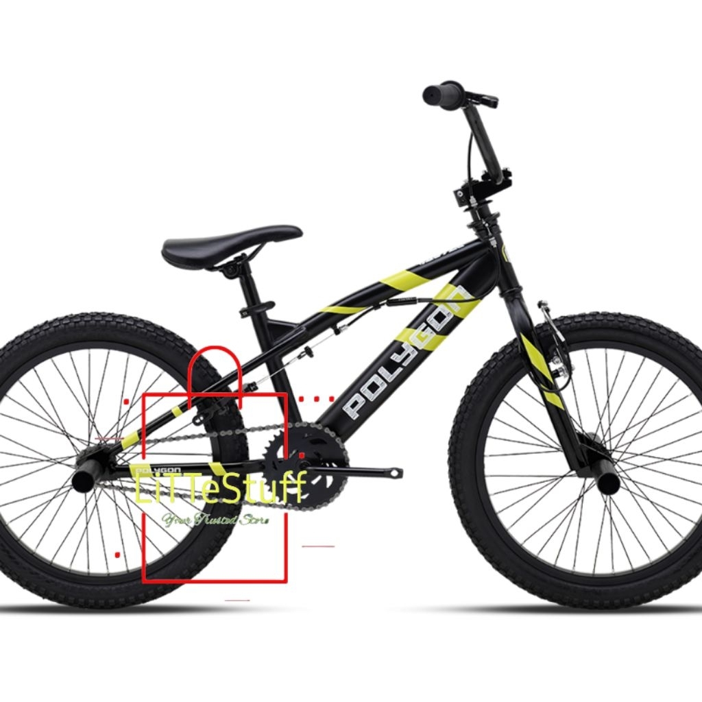 LitteStuff - Sepeda BMX 20 POLYGON HUSTLE