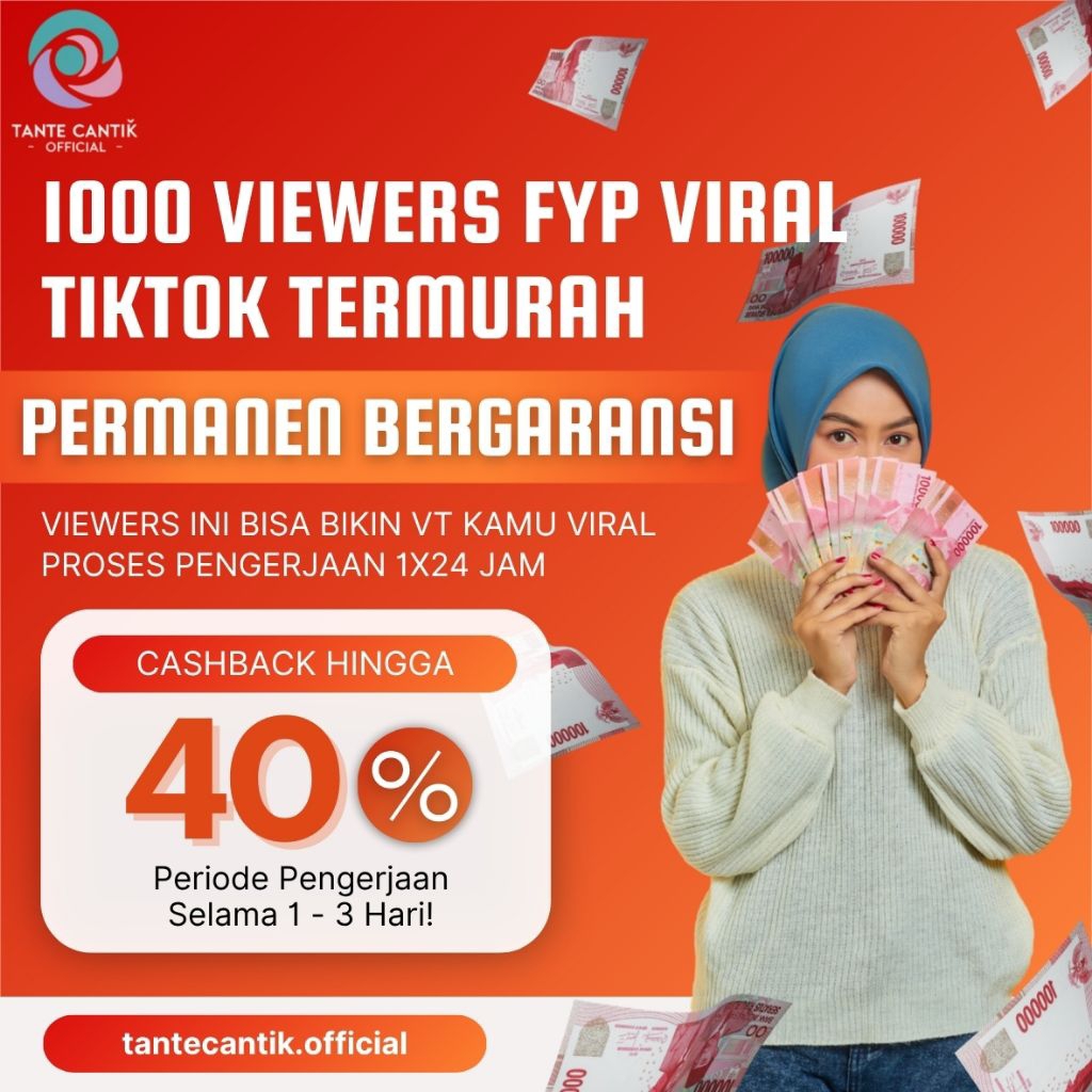 Viewers Tiktok Permanen 1000