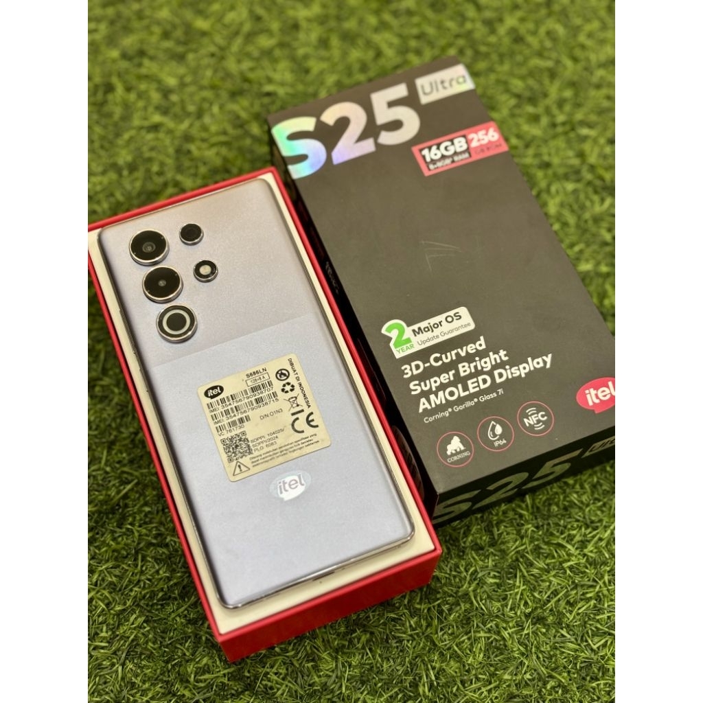 ITEL S25 ULTRA 8/256GB SECOND LENGKAP MULUS  RESMI INDONESIA
