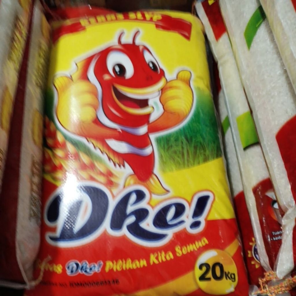 beras oke beras pecah medium