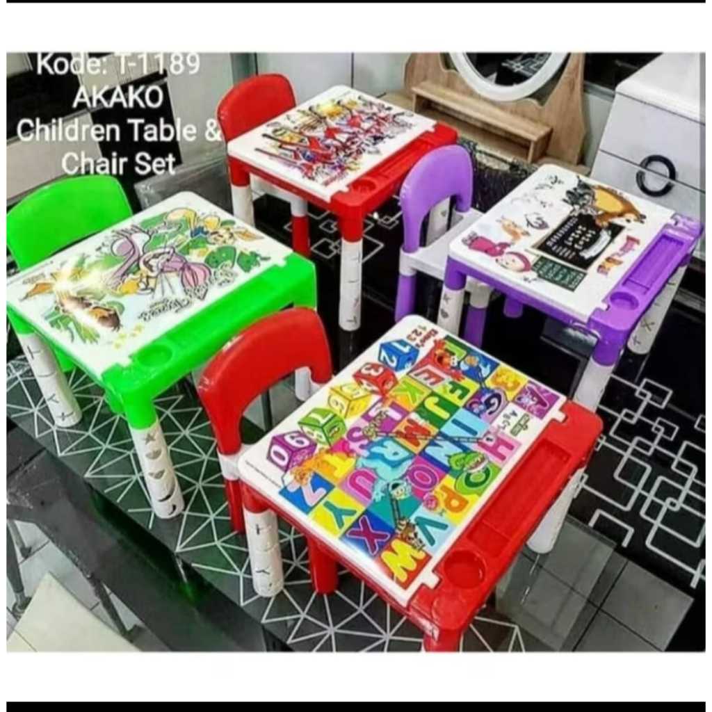 Akako - kino set print (meja + kursi)