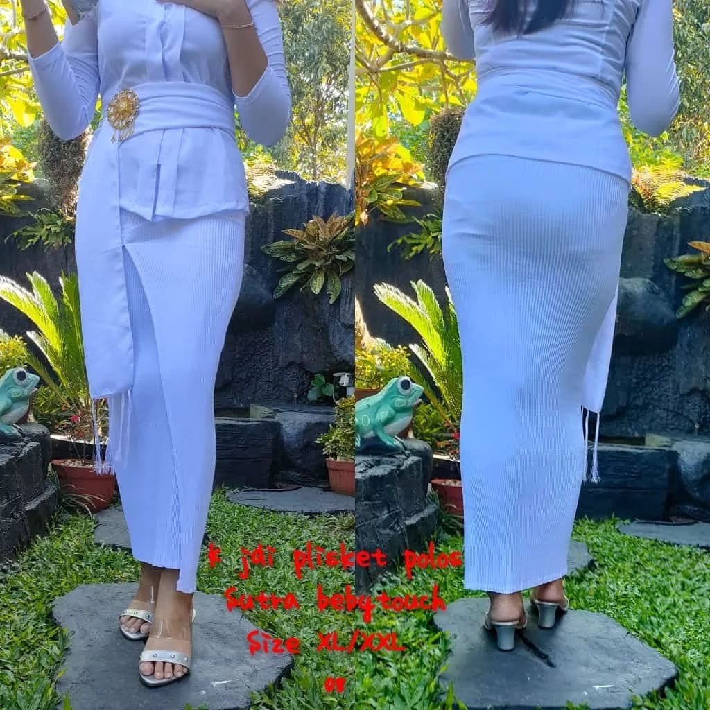 Kamen Jadi Plisket + Selendang