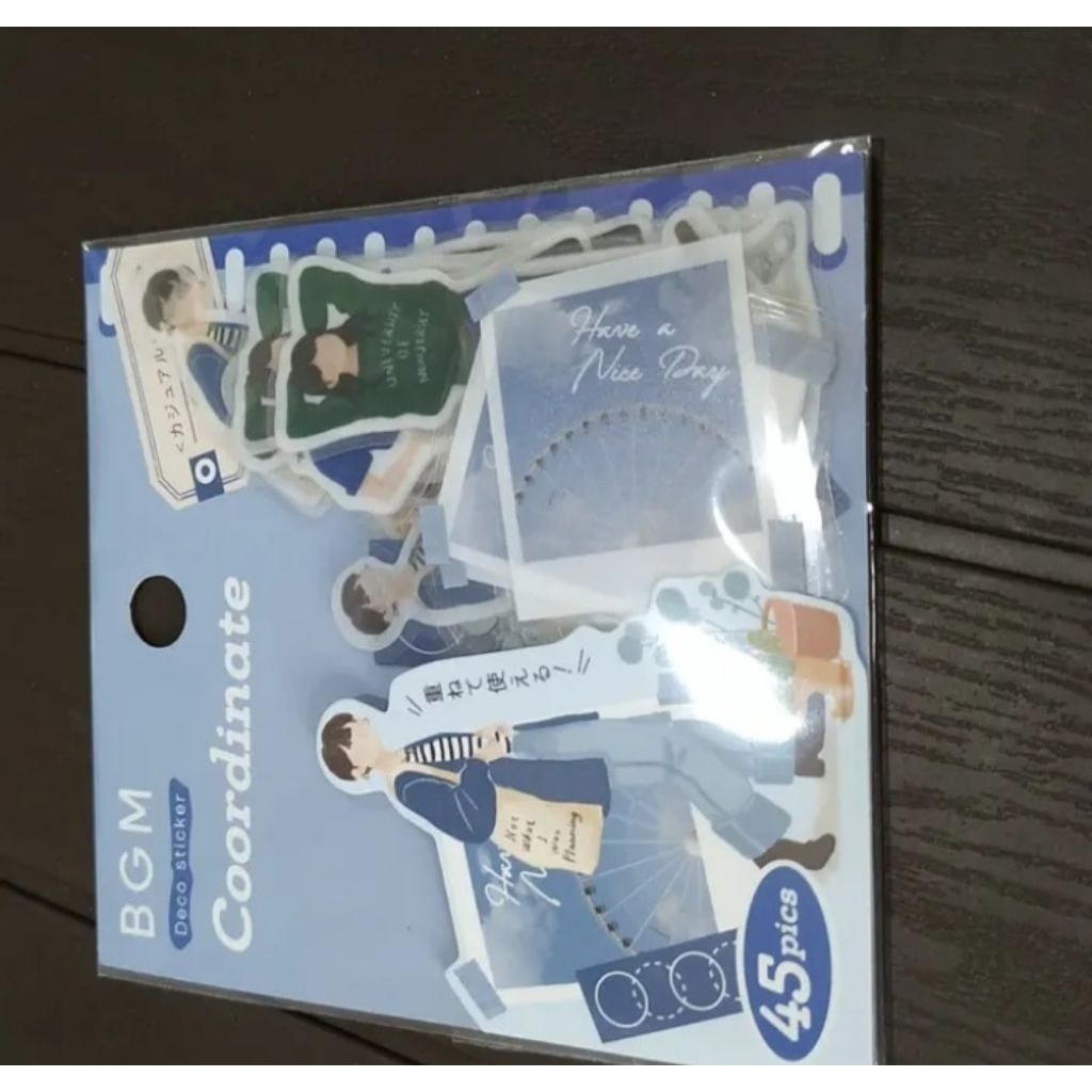 BGM deco sticker coordinate