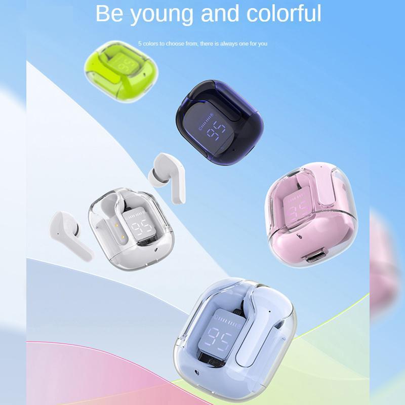 Promo Terbaru Headset Bluetooth Tws Air31 Tws Air31 Ultrapods A31 Wireless Led Display Transparan