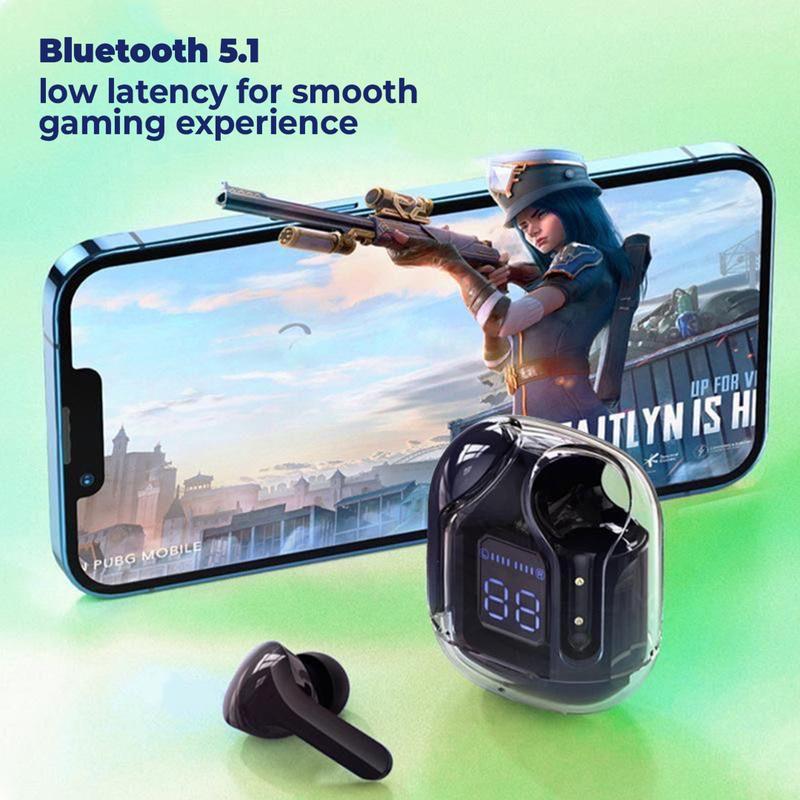 New Headset Bluetooth Tws Air31 Tws Air31 Ultrapods A31 Wireless Led Display Transparan Hifi Stereo
