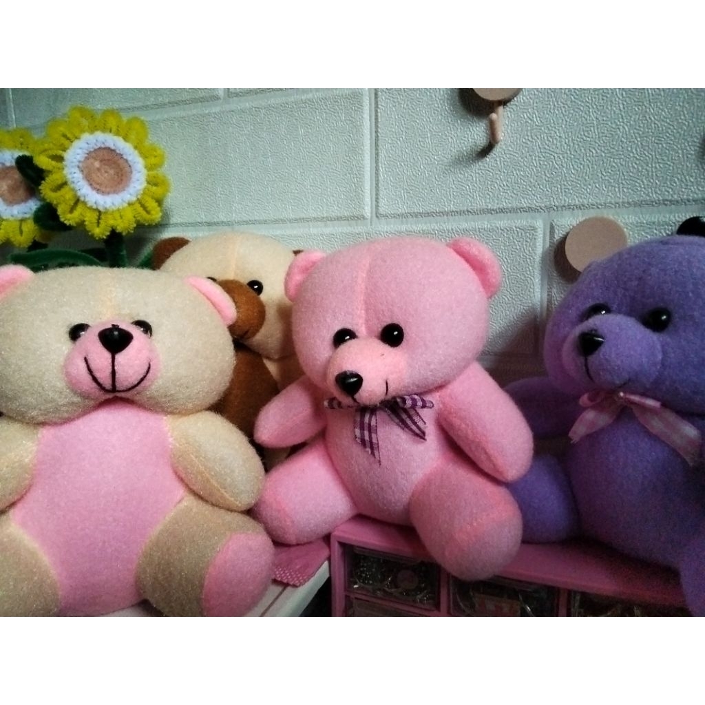 Boneka 15cm / boneka bear / boneka wisuda/ boneka mini 15cm / boneka beruang