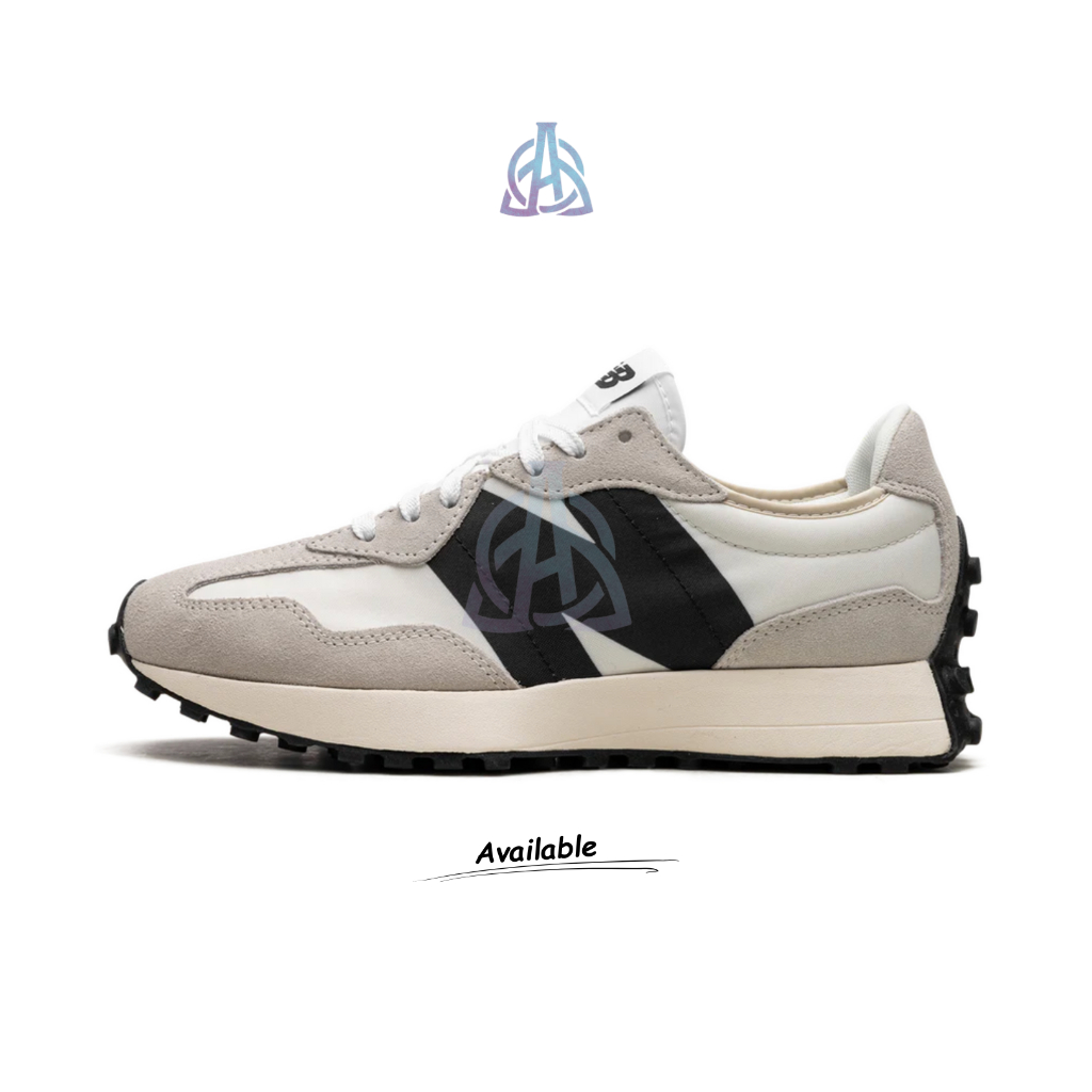 Arcana. - Sepatu NB 327 Sea Salt White Black Sneakers Authentic