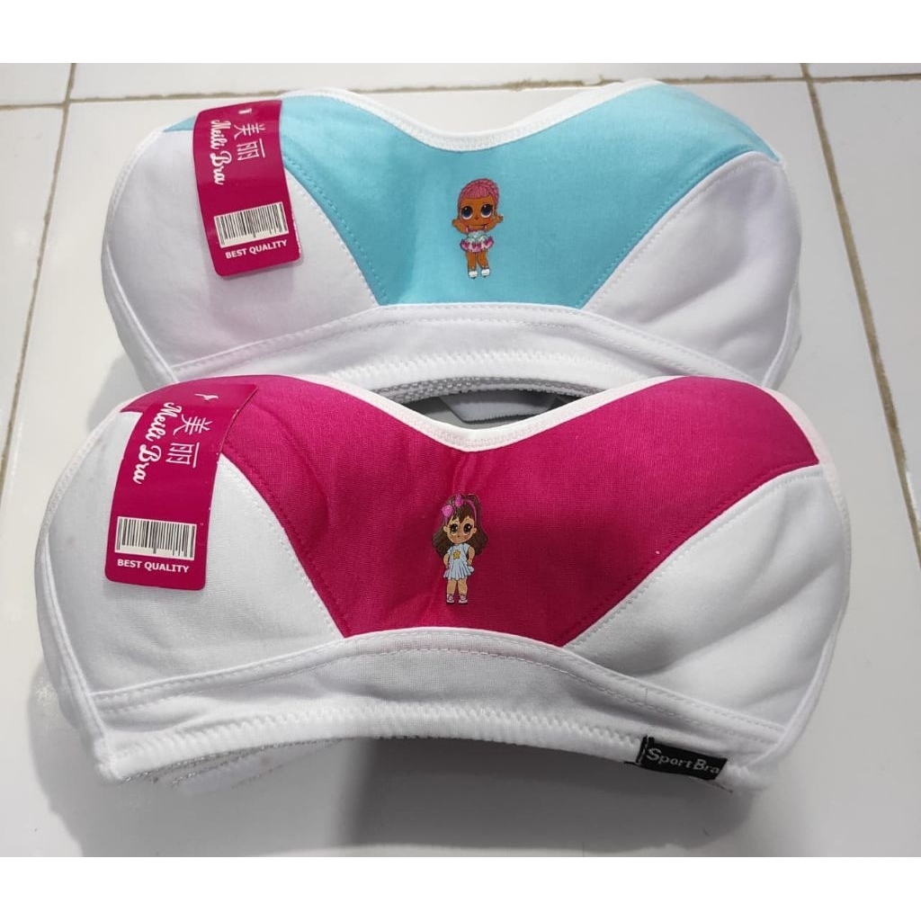 Bra BH Remaja cup putih tanpa kawat