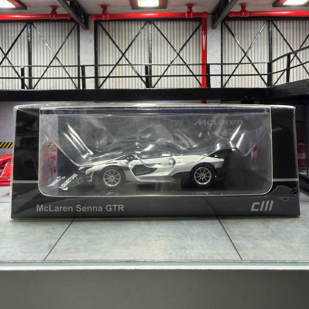 CM Model Mclaren Senna GTR White 1/64 Diecast