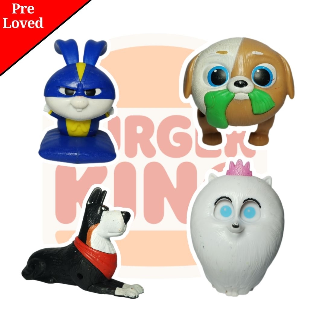 (Preloved) Mainan Burger King: Mainan Figur Secret Life of Pets Burger King