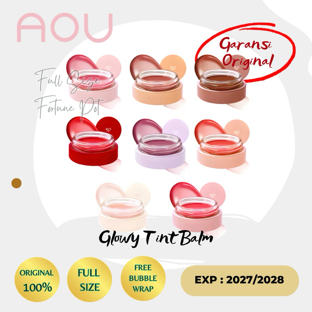 [Ready] AOU Glowy Tint Balm - AOU Lip Balm